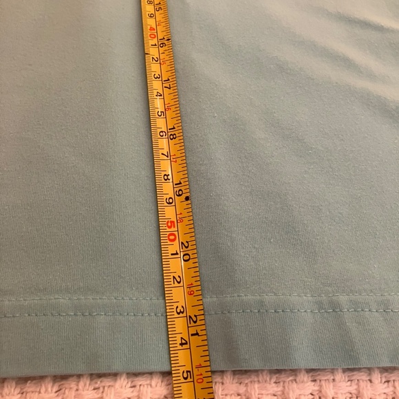 Dress Barn aqua blue T-shirt - Picture 2 of 7